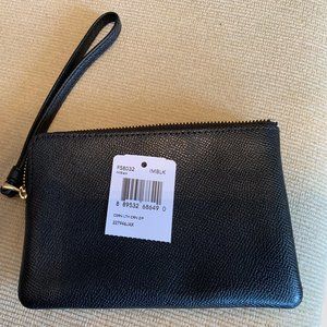 COACH Corner Zip Wristlet